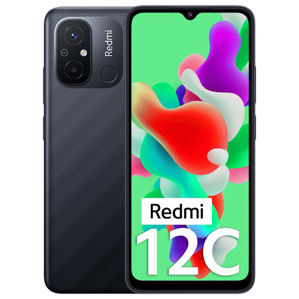 Buy Redmi 12C (6GB RAM,128GB, Matte Black) Online - Croma